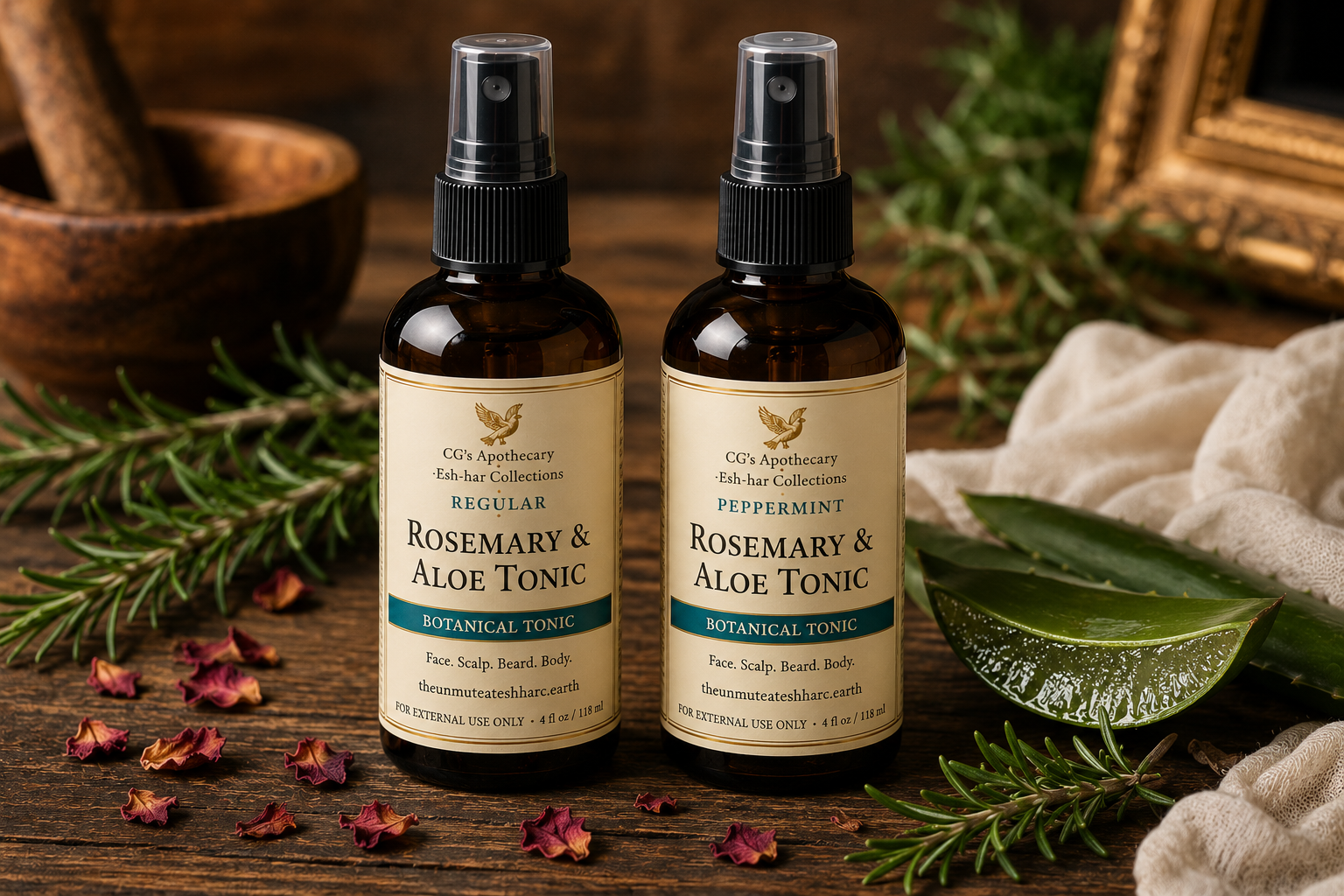 Rosemary and Aloe Tonic